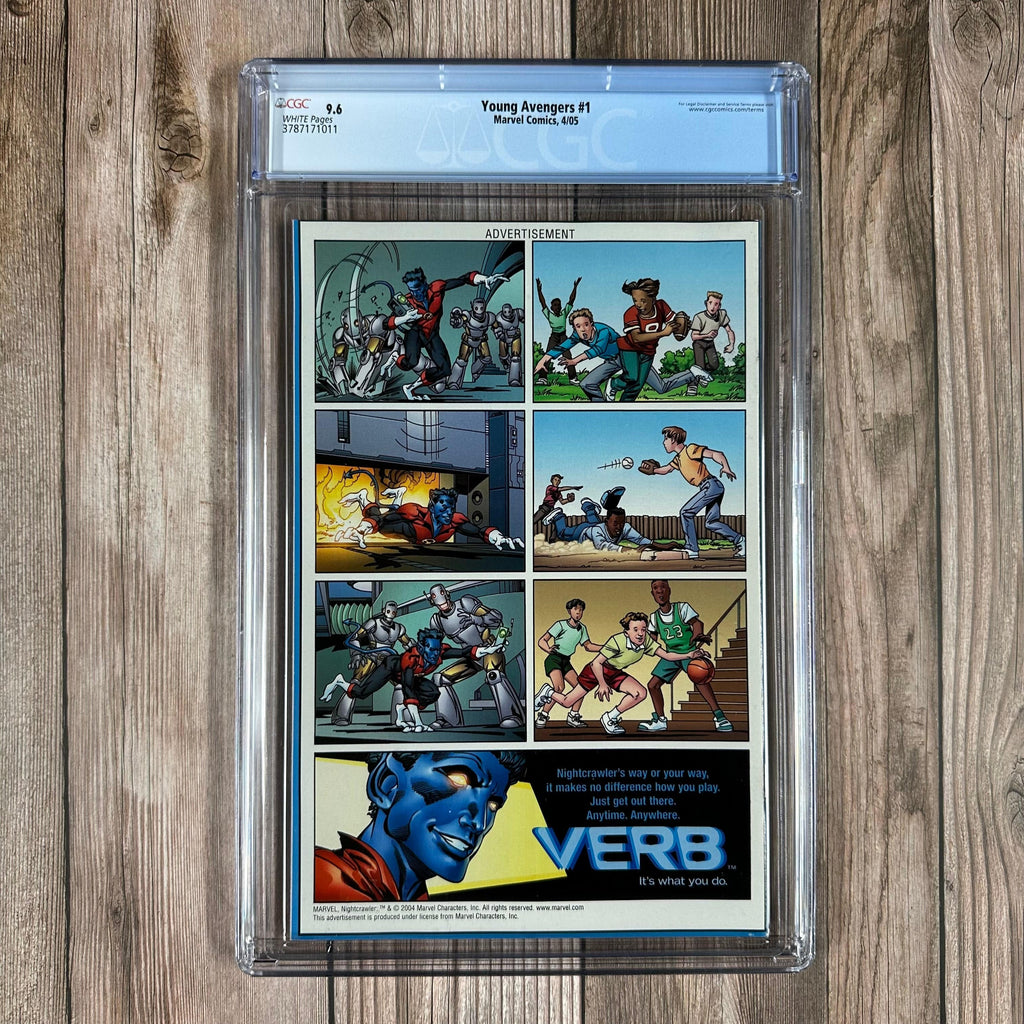 Bry's Comics *B0X2 Young Avengers #1 CGC 9.6 WP 1st team appearance of the Young Avengers: Kate Bishop, Patriot, Wiccan, Hulkling, Iron Lad
