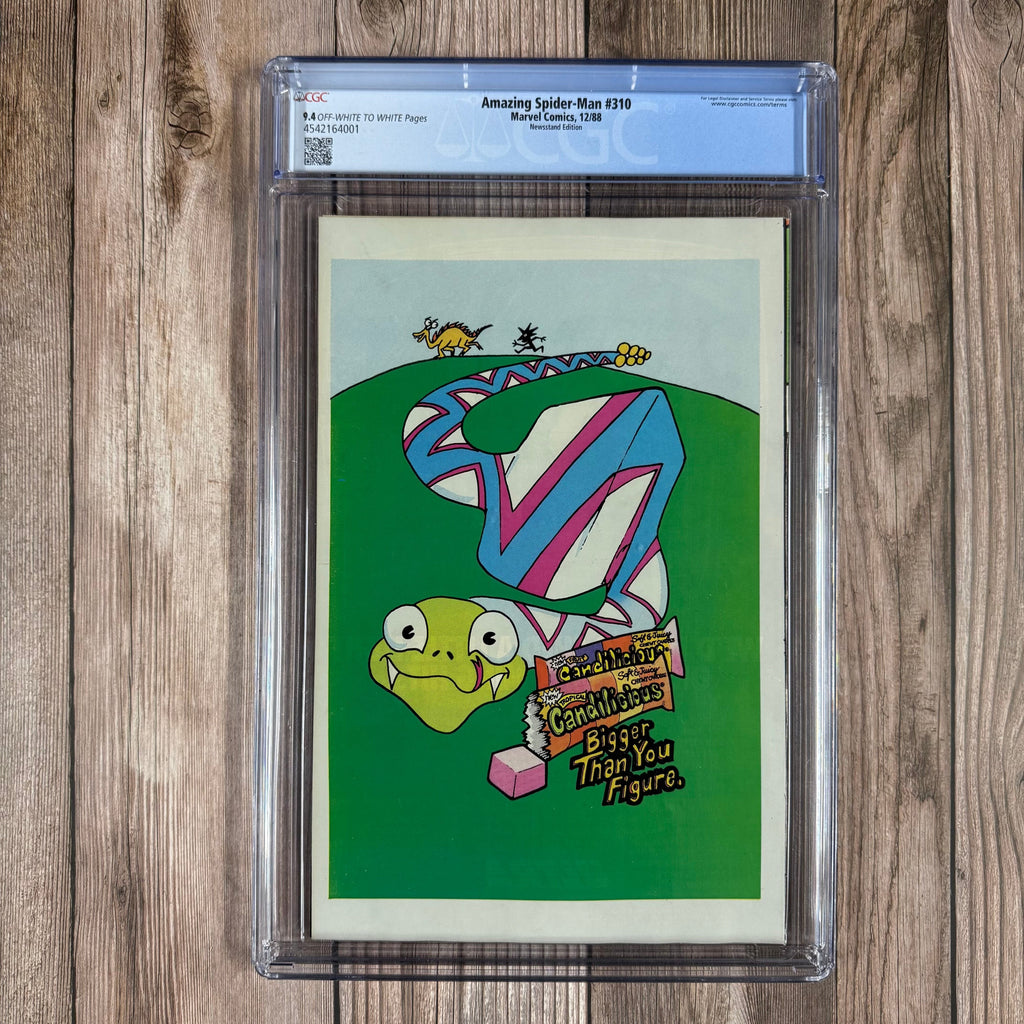 Bry's Comics *B0X3 Amazing Spider-Man #310 CGC 9.4 WP Cover Art by Todd McFarlane, NEWSSTAND EDITION