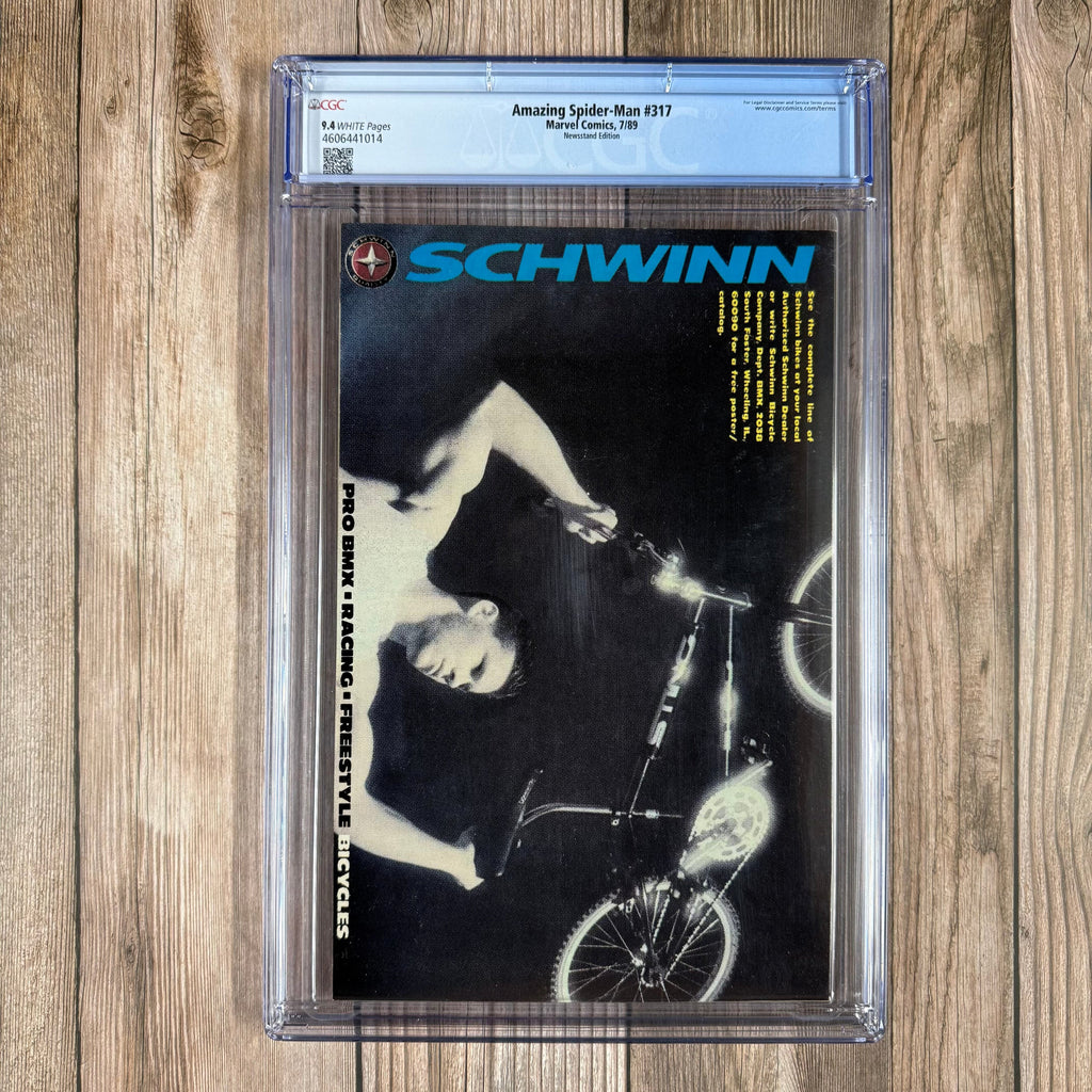 Bry's Comics *B0X3 Amazing Spider-Man #317 CGC 9.4 WP 4th appearance of Venom, NEWSSTAND EDITION