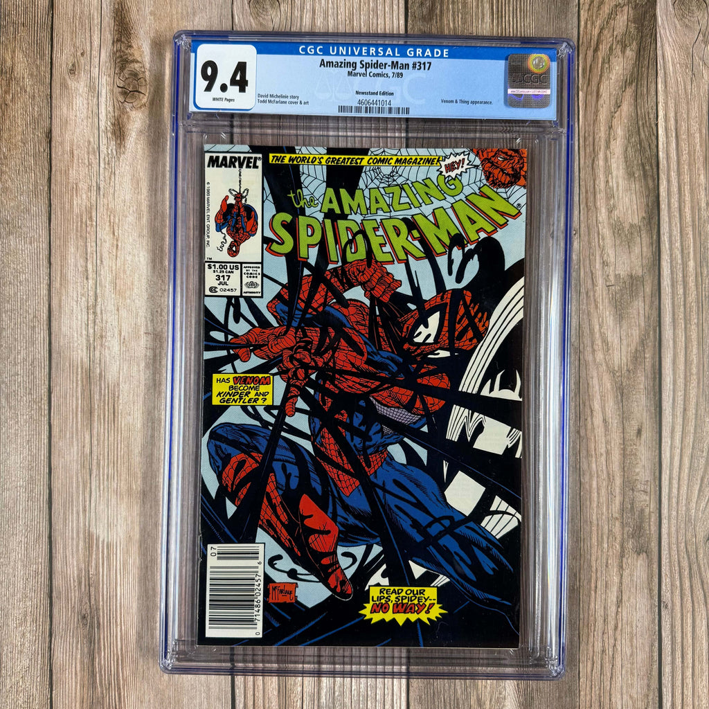 Bry's Comics *B0X3 Amazing Spider-Man #317 CGC 9.4 WP 4th appearance of Venom, NEWSSTAND EDITION