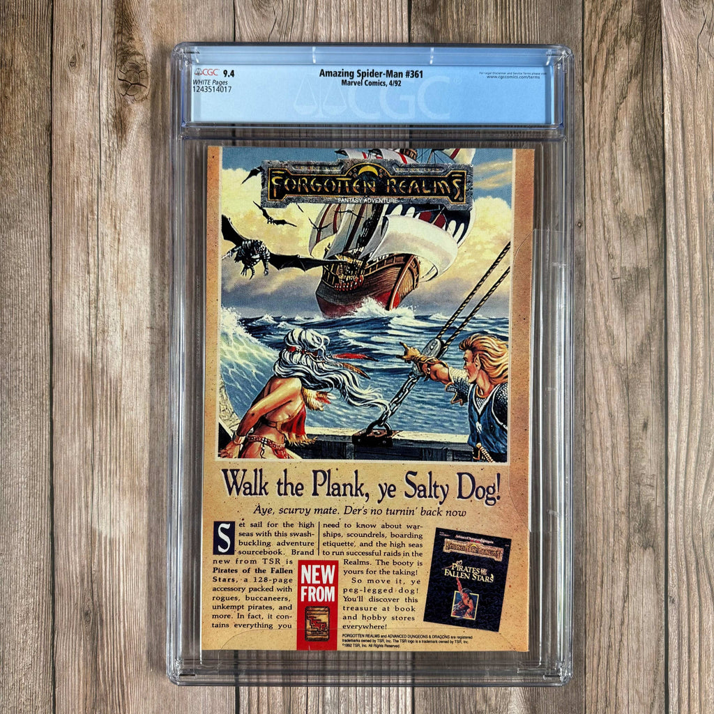 Bry's Comics *B0X3 Amazing Spider-Man #361 CGC 9.4 WP 1st full appearance of Carnage, NEWSSTAND EDITION