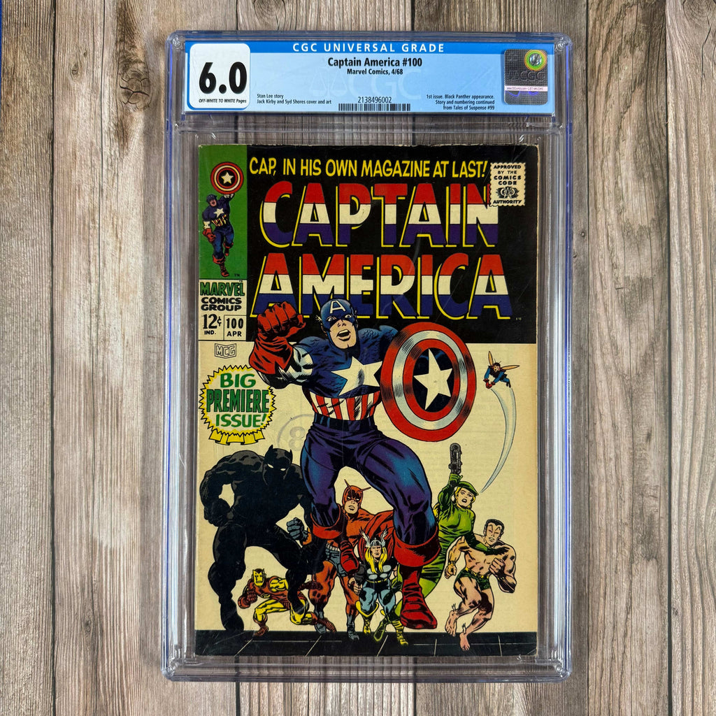 Bry's Comics *B0X3 Captain America #100 CGC 6.0 1st solo-titled Captain America series in the Silver Age *