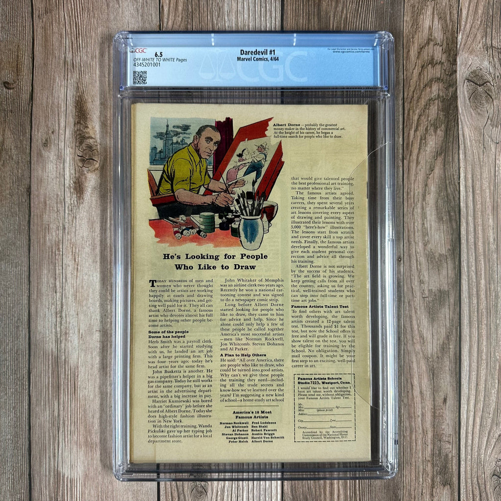 Bry's Comics *B0X3 Daredevil #1 CGC 6.5 1st appearance and origin of Daredevil (Matt Murdock), 1st appearance of Foggy Nelson and Karen Page