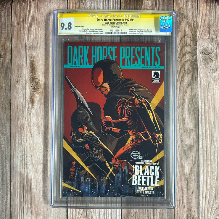 Bry's Comics *  B0X3 Dark Horse Presents v2 #11 CGC 9.8 WP SS Signed by Francesco Francavilla, Variant Cover by Francesco Francavilla