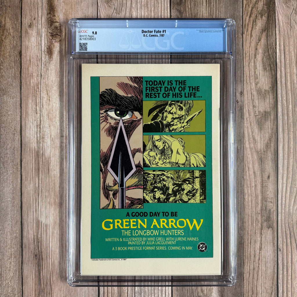 Bry's Comics *B0X3 Dr. Fate #1 CGC 9.8 WP 1st appearance of Dr. Fate (Eric Strauss) and Linda Strauss