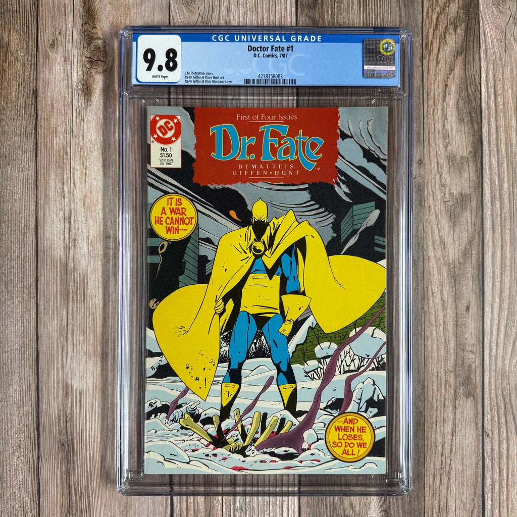 Bry's Comics *B0X3 Dr. Fate #1 CGC 9.8 WP 1st appearance of Dr. Fate (Eric Strauss) and Linda Strauss