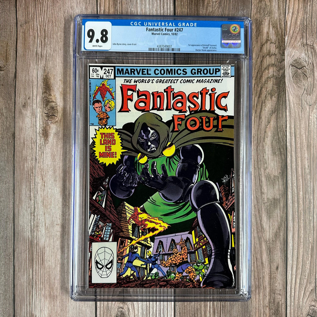 Bry's Comics *B0X3 Fantastic Four #247 CGC 9.8 WP 1st Appearance of Kristoff Vernard, Heir to Latveria