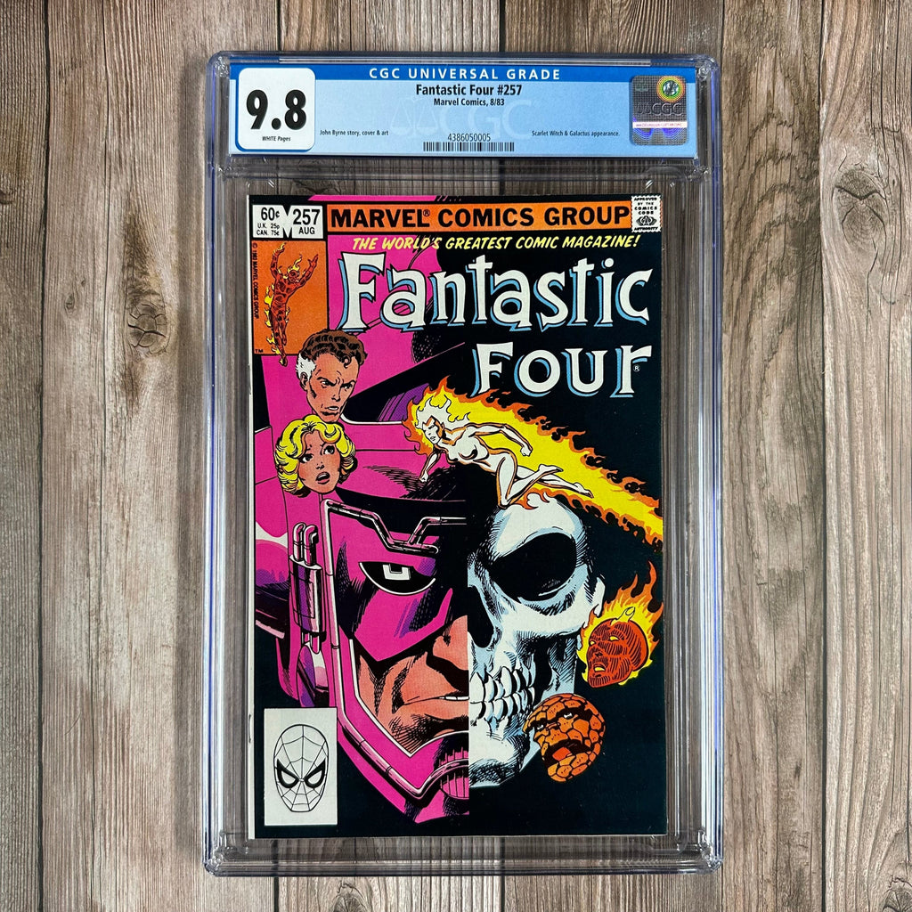 Bry's Comics *B0X3 Fantastic Four #257 CGC 9.8 WP Destruction of Tarnax IV, Death of Annelle & Empress R'Klll, 1st Mention of Valeria Richards