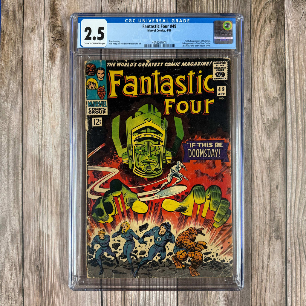 Bry's Comics *B0X3 Fantastic Four #49 CGC 2.5 1st full appearance of Galactus, 1st cover and 2nd appearance of the Silver Surfer (Copy)