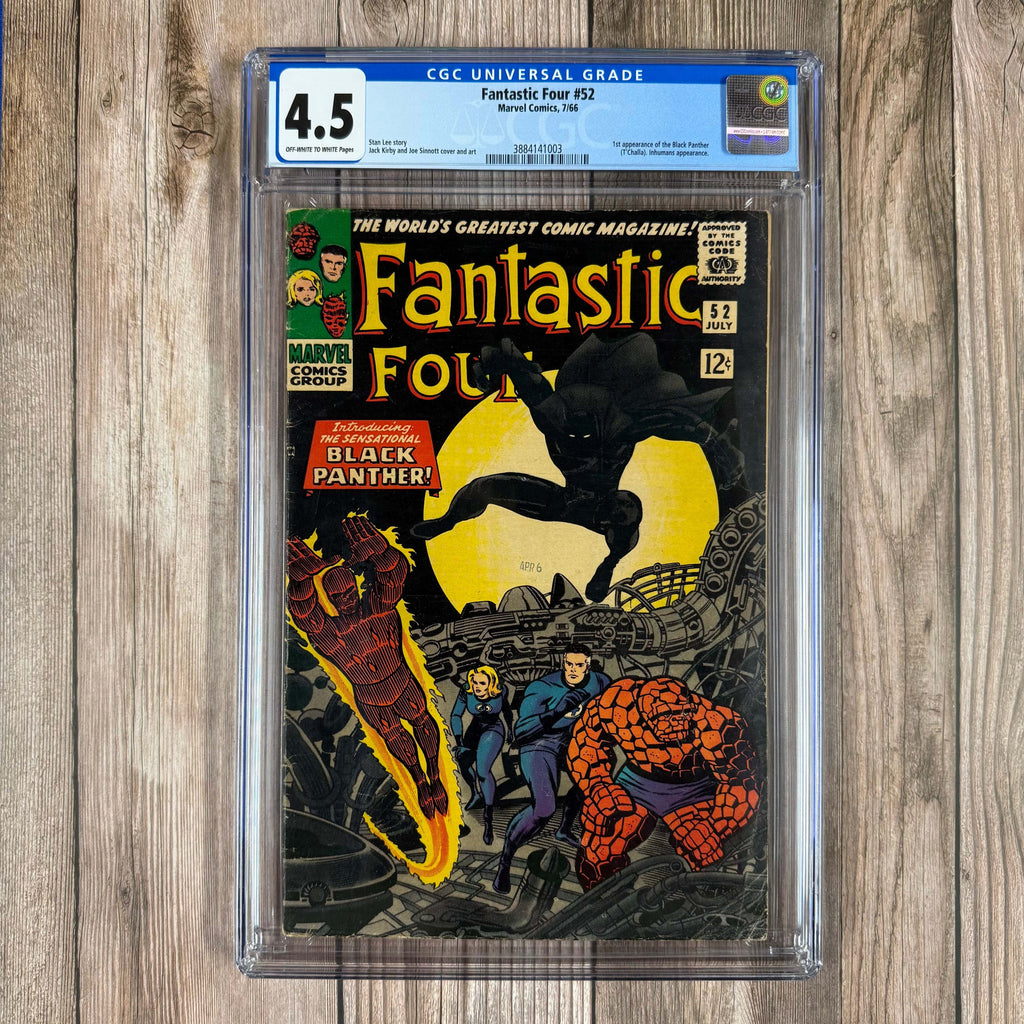 Bry's Comics *B0X3 Fantastic Four #52 CGC 4.5 1st appearance of the Black Panther, T'Challa, king of Wakanda
