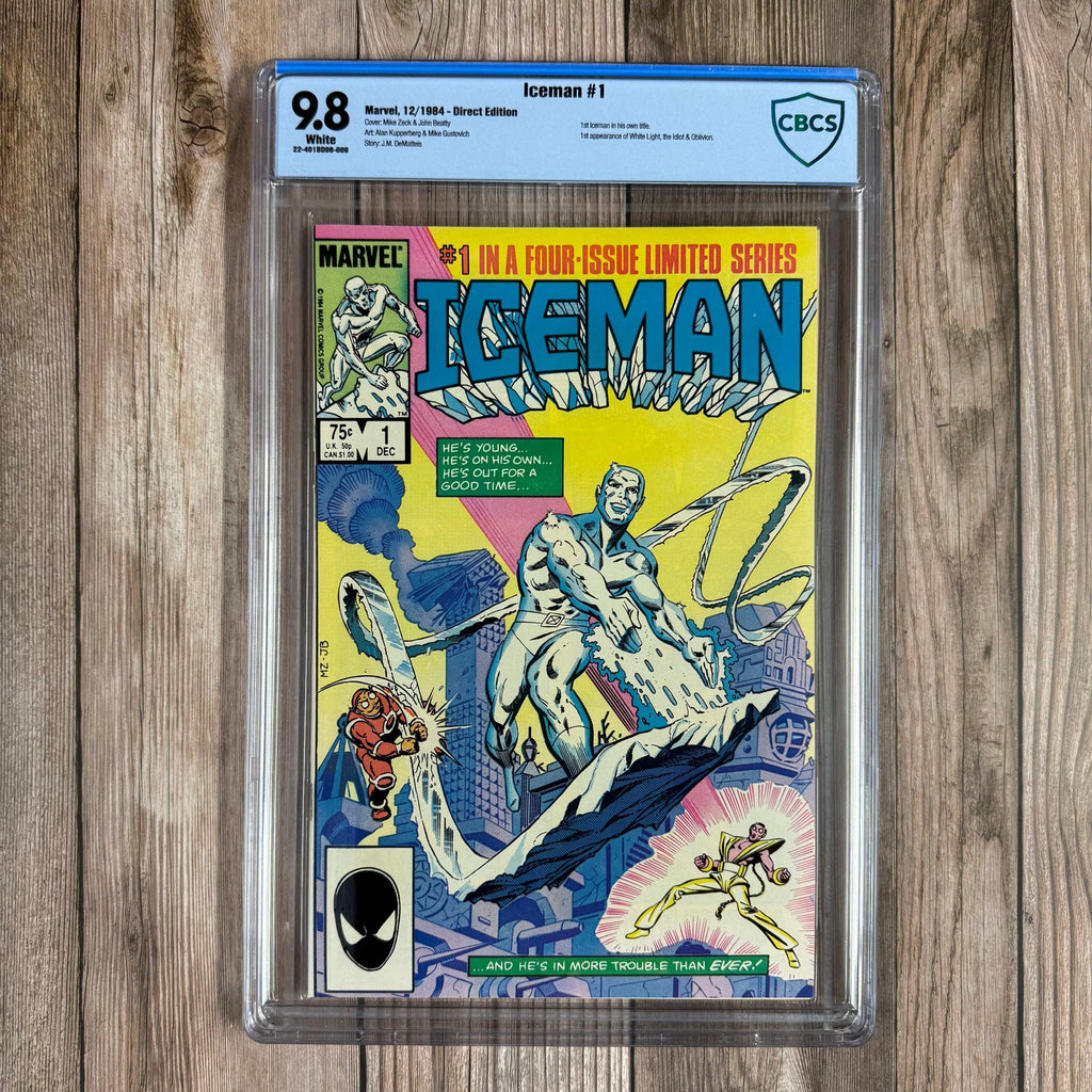 Bry's Comics *B0X3 Iceman #1 CBCS 9.8 WP 1st cameo appearance of Oblivion