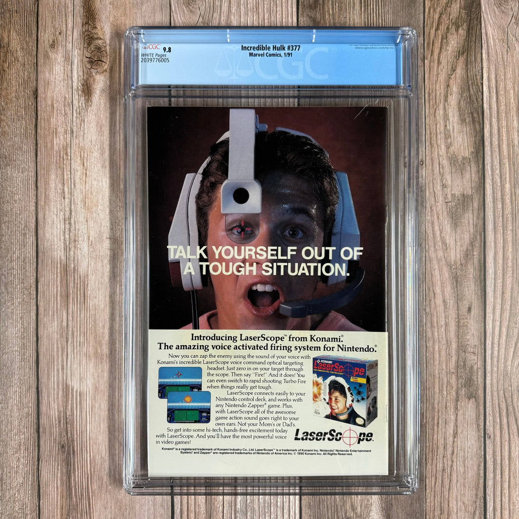 Bry's Comics *B0X3 Incredible Hulk #377 CGC 9.8 WP 1st appearance of Professor Hulk, 1st appearance of Guilt Hulk