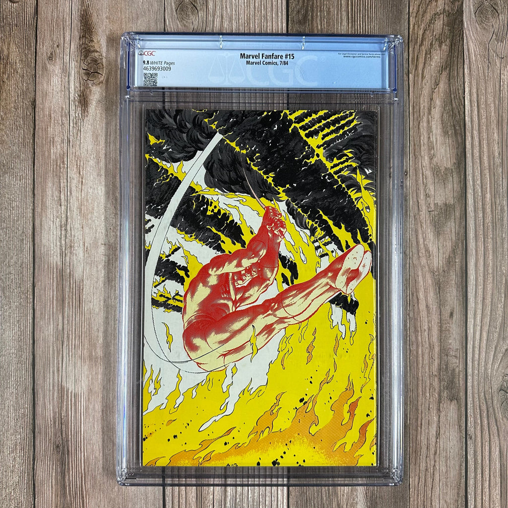 Bry's Comics *B0X3 Marvel Fanfare #15 CGC 9.8 WP Cover Art by Barry Windsor-Smith