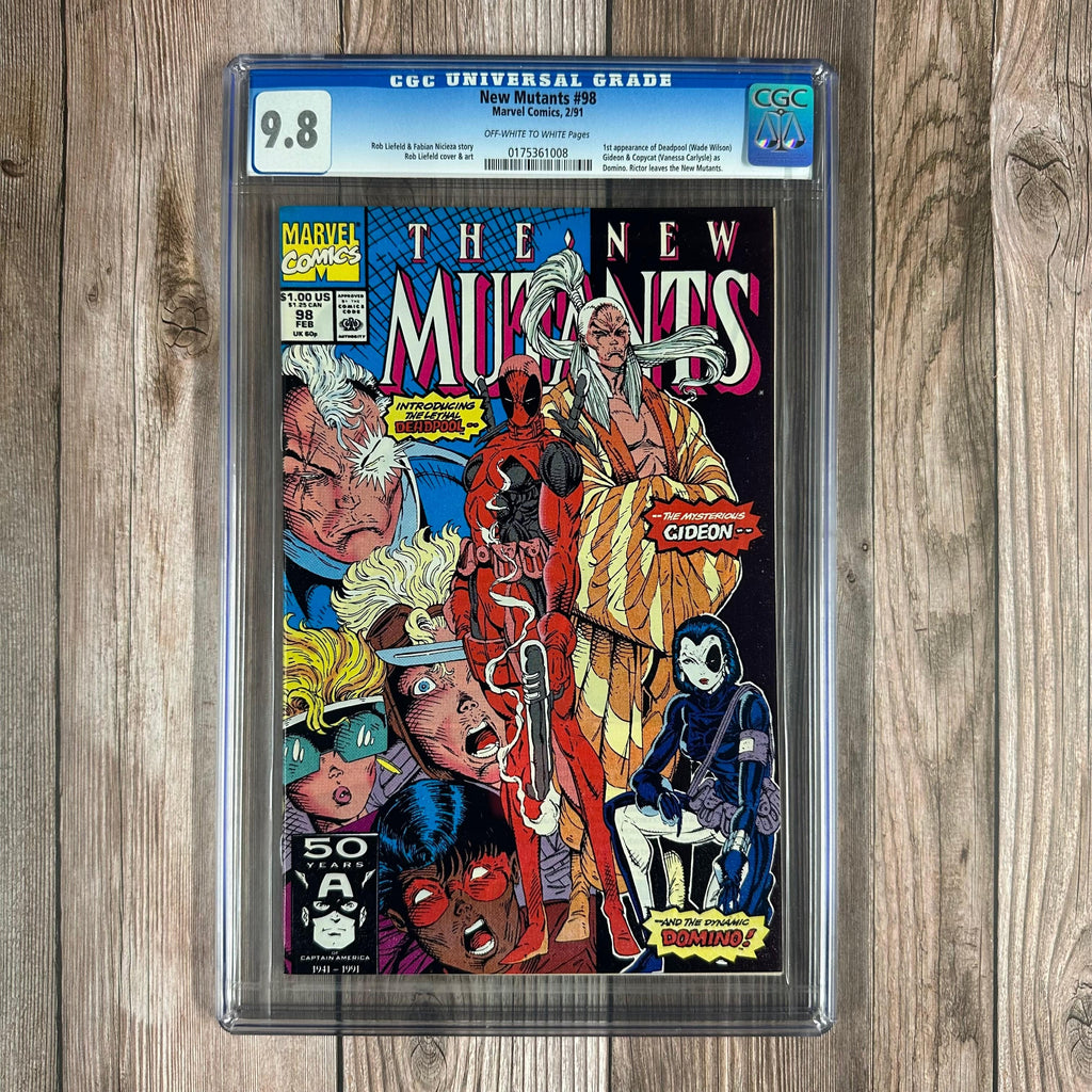 Bry's Comics *B0X3 New Mutants #98 CGC 9.8 1st appearance of Deadpool, Copycat (as Domino), and Gideon