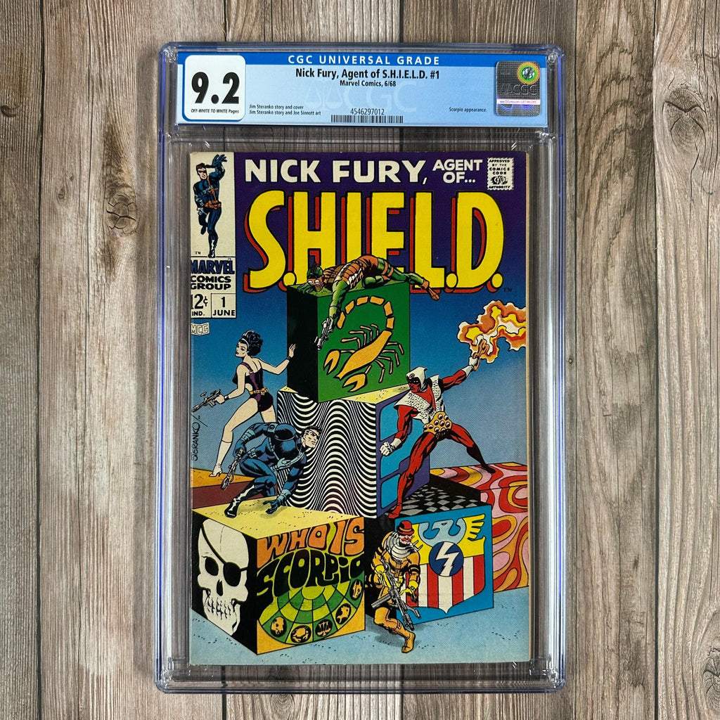 Bry's Comics *B0X3 Nick Fury, Agent of S.H.I.E.L.D. #1 CGC 9.2 1st appearance of Scorpio (Jake Fury) *