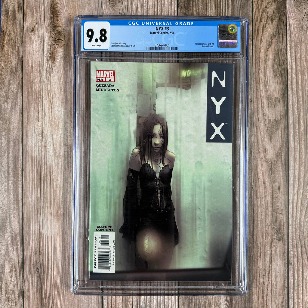 Bry's Comics *B0X3 NYX #3 CGC 9.8 WP 1st appearance of X-23, Laura Kinney
