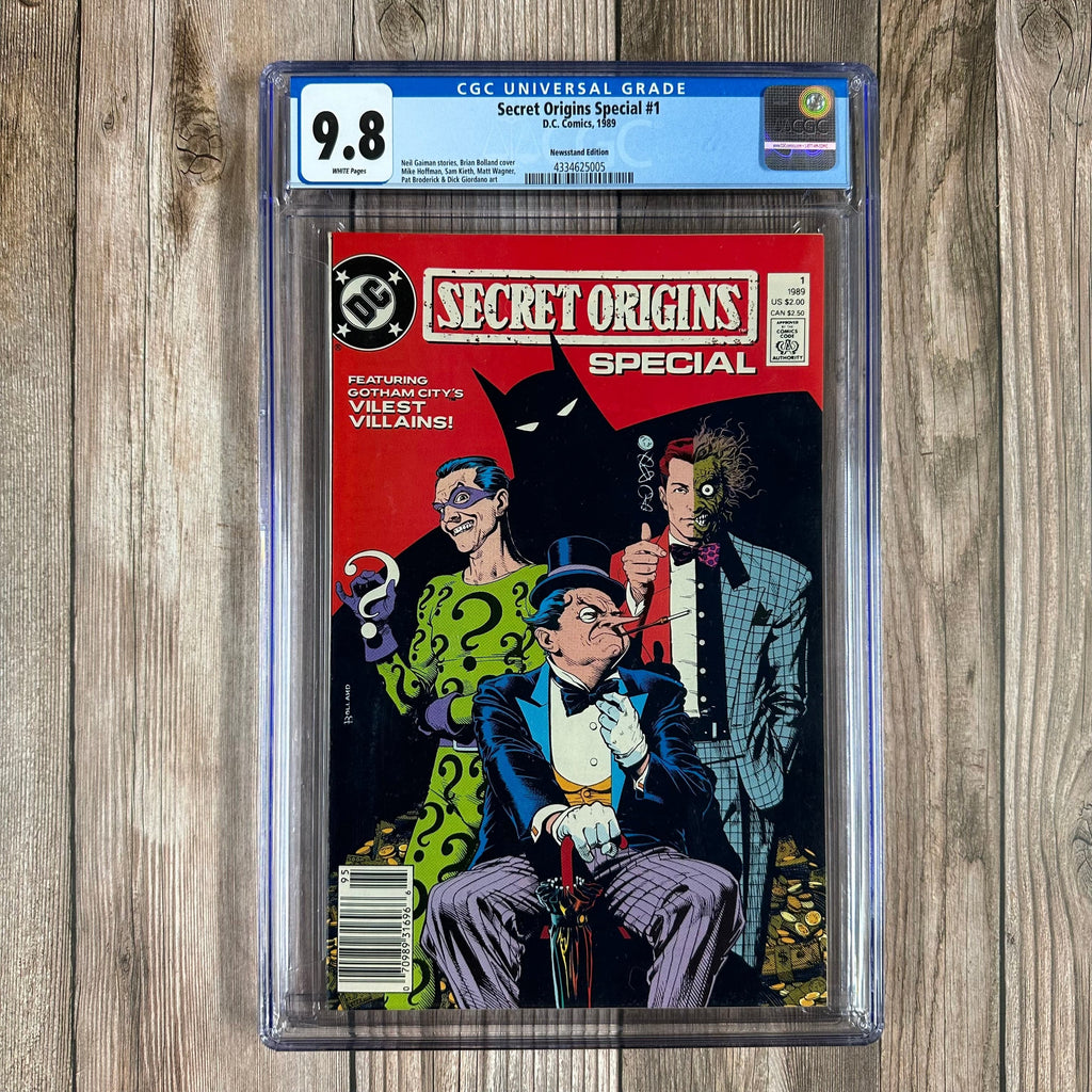 Bry's Comics *B0X3 Secret Origins Special #1 CGC 9.8 WP Cover Art by Brian Bolland, NEWSSTAND EDITION (Cert: 5005)