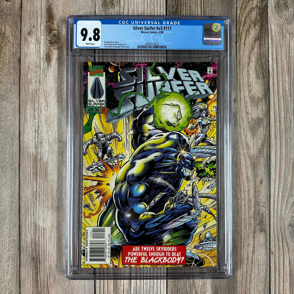 Bry's Comics *B0X3 Silver Surfer #117 CGC 9.8 WP 1st appearance of the Blackbody Surfer (Black Surfer)