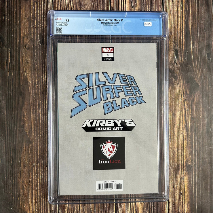 Bry's Comics *B0X3 Silver Surfer: Black #1 CGC 9.8 WP Exclusive Variant Cover by Gabriele Dell'Otto, 1st team appearance of the corrupted gods that serve as Knull's sentries