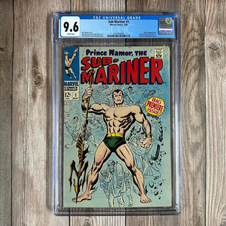 Bry's Comics *  B0X3 Sub-Mariner #1 CGC 9.6 WP 1st Namor Solo Series & Origin Retold
