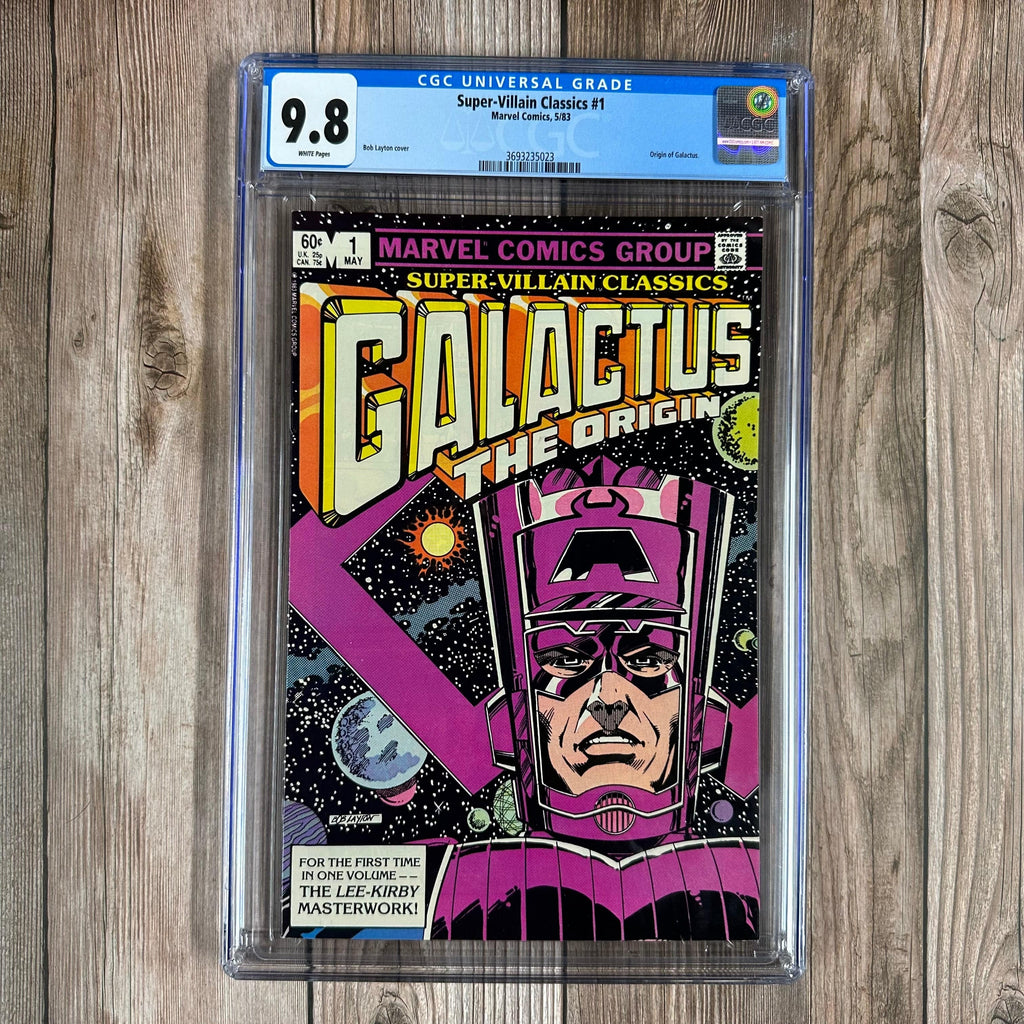 Bry's Comics *B0X3 Super Villain Classics: Galactus The Origin #1 CGC 9.8 WP Classic cover by Bob Layton , Origin of Galactus