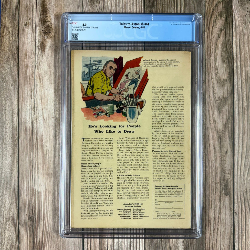 Bry's Comics *B0X3 Tales to Astonish #44 CGC 4.0 1st appearance and origin of the Wasp