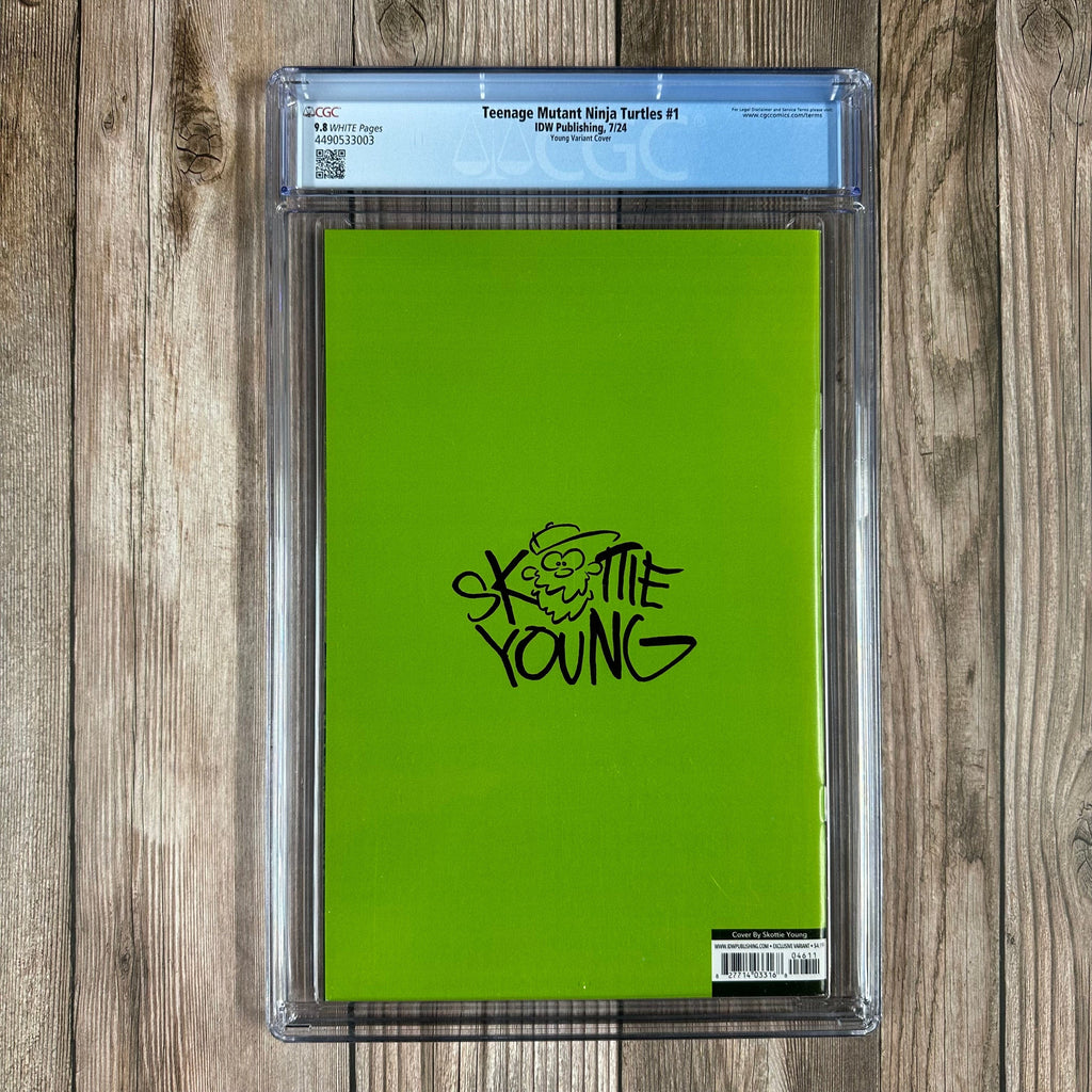Bry's Comics *B0X3 Teenage Mutant Ninja Turtles #1 CGC 9.8 WP Variant Cover Art by Skottie Young