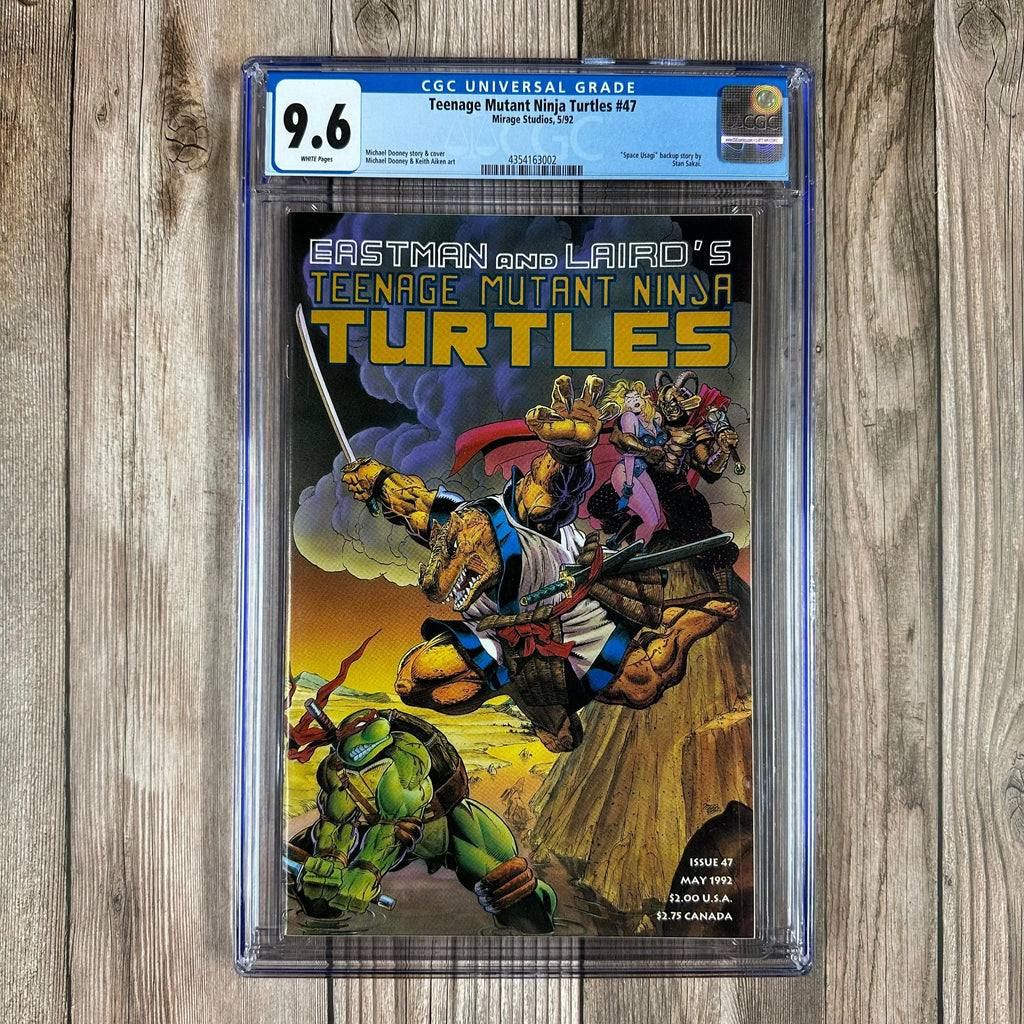 Bry's Comics *B0X3 Teenage Mutant Ninja Turtles #47 CGC 9.6 WP 1st appearance of Space Usagi (8-page backup story)