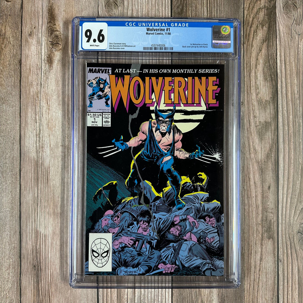 Bry's Comics *B0X3 Wolverine #1 CGC 9.6 WP Premiere issue of Wolverine's first ongoing solo series, debut of black Wolverine costume