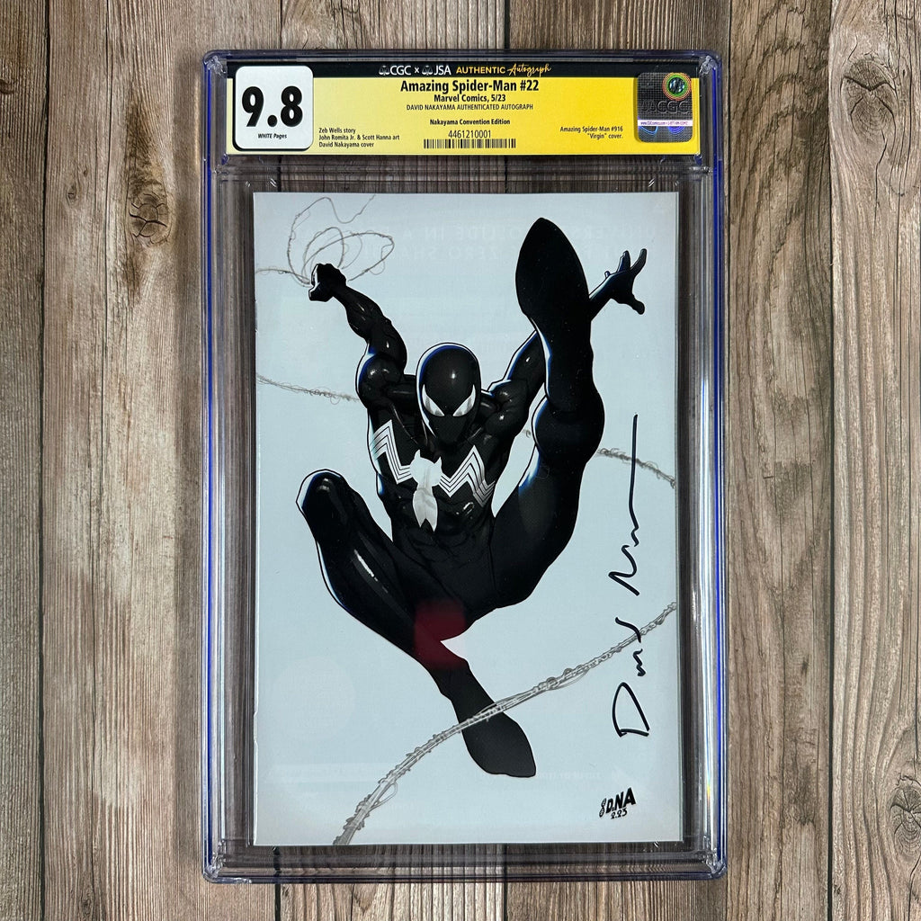Bry's Comics *B0X4 Amazing Spider-Man #22 CGC 9.8 WP Authenticated Signature of David Nakayama, Nakayama Convention Edition Virgin Cover (cert:0001)