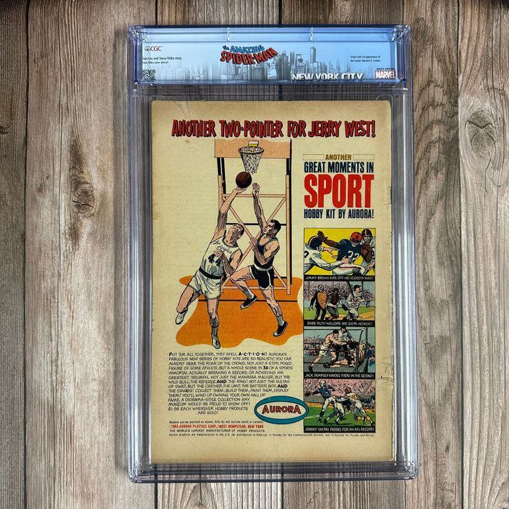 Bry's Comics * B0X4 Amazing Spider-Man #36 CGC 3.0 Custom Label, 1st appearance of the Looter, later becomes Meteor Man