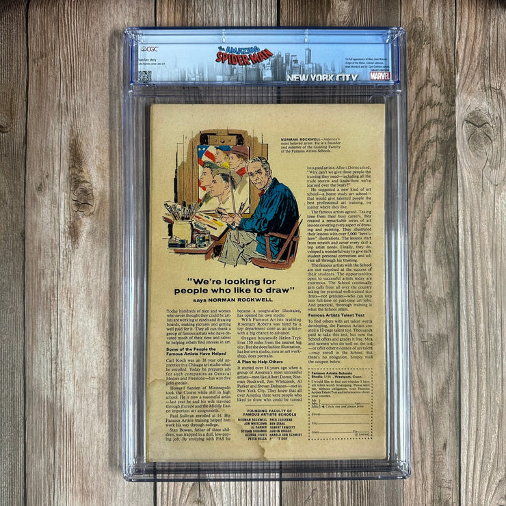 Bry's Comics * B0X4 Amazing Spider-Man #43 CGC 3.0 Custom Label, Peter and Mary Jane's 1st date, 2nd appearance of Mary Jane Watson, 3rd appearance and origin of Rhino