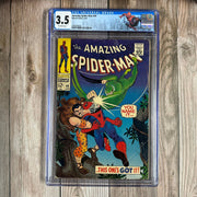 Bry's Comics * B0X4 Amazing Spider-Man #49 CGC 3.5 Custom Label, Classic Cover by John Romita Sr.