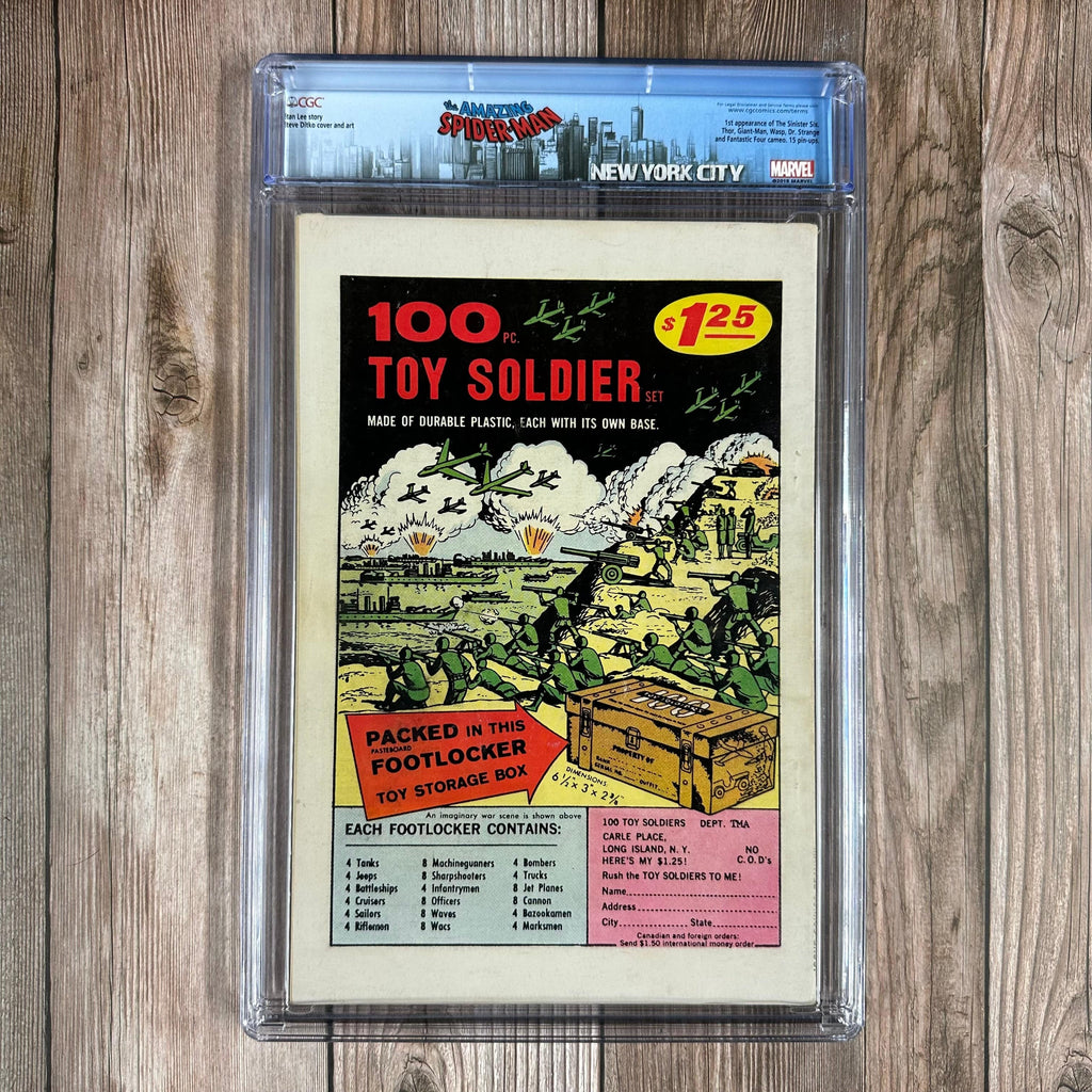 Bry's Comics *B0X4 Amazing Spider-Man Annual #1 CGC 6.0 WP Custom Label, 1st Team Appearance of the Sinister Six