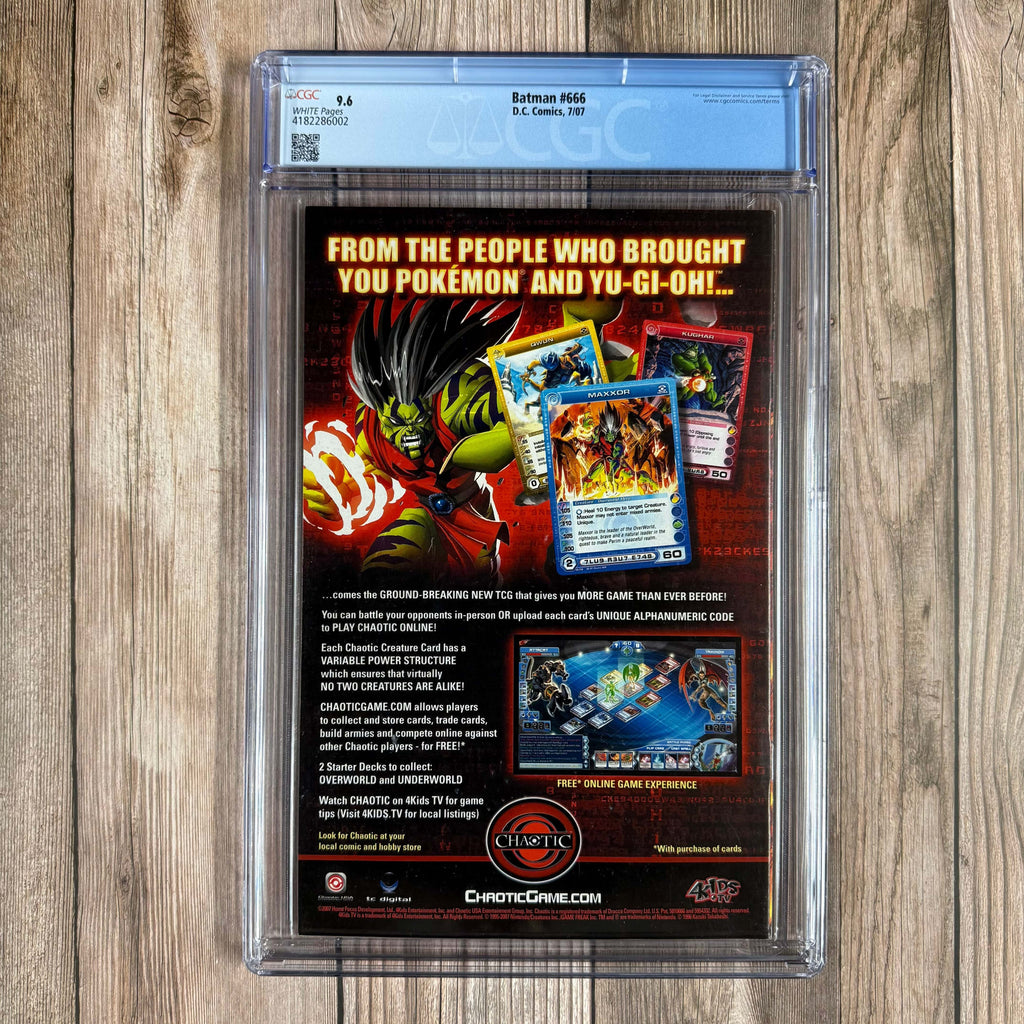 Bry's Comics *B0X4 Batman #666 CGC 9.6 WP Stand-alone future story with Damian Wayne as Batman, 1st cameo appearances of Professor Pyg and Flamingo, 1st appearance of Bat-Devil (Michael Lane)