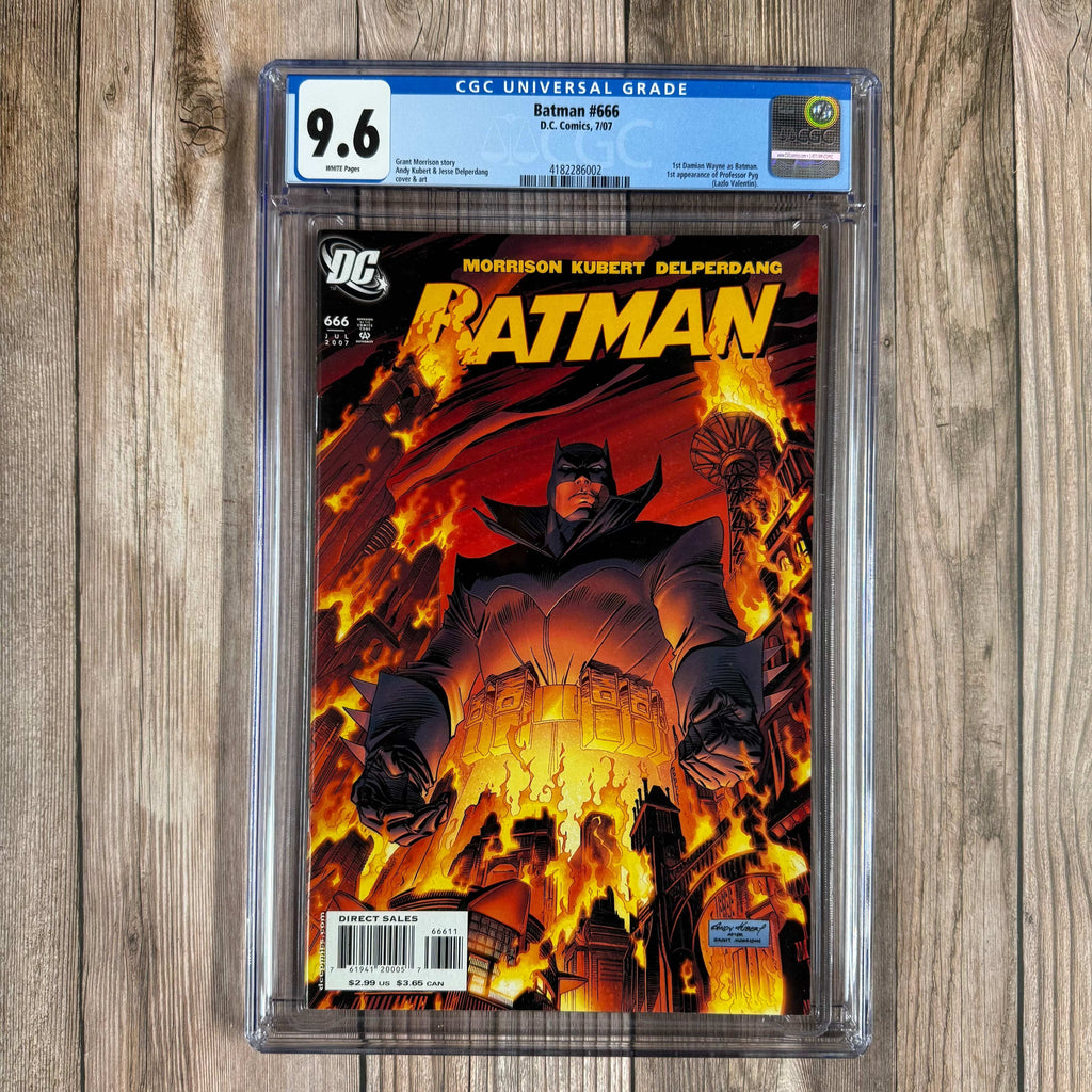 Bry's Comics *B0X4 Batman #666 CGC 9.6 WP Stand-alone future story with Damian Wayne as Batman, 1st cameo appearances of Professor Pyg and Flamingo, 1st appearance of Bat-Devil (Michael Lane)