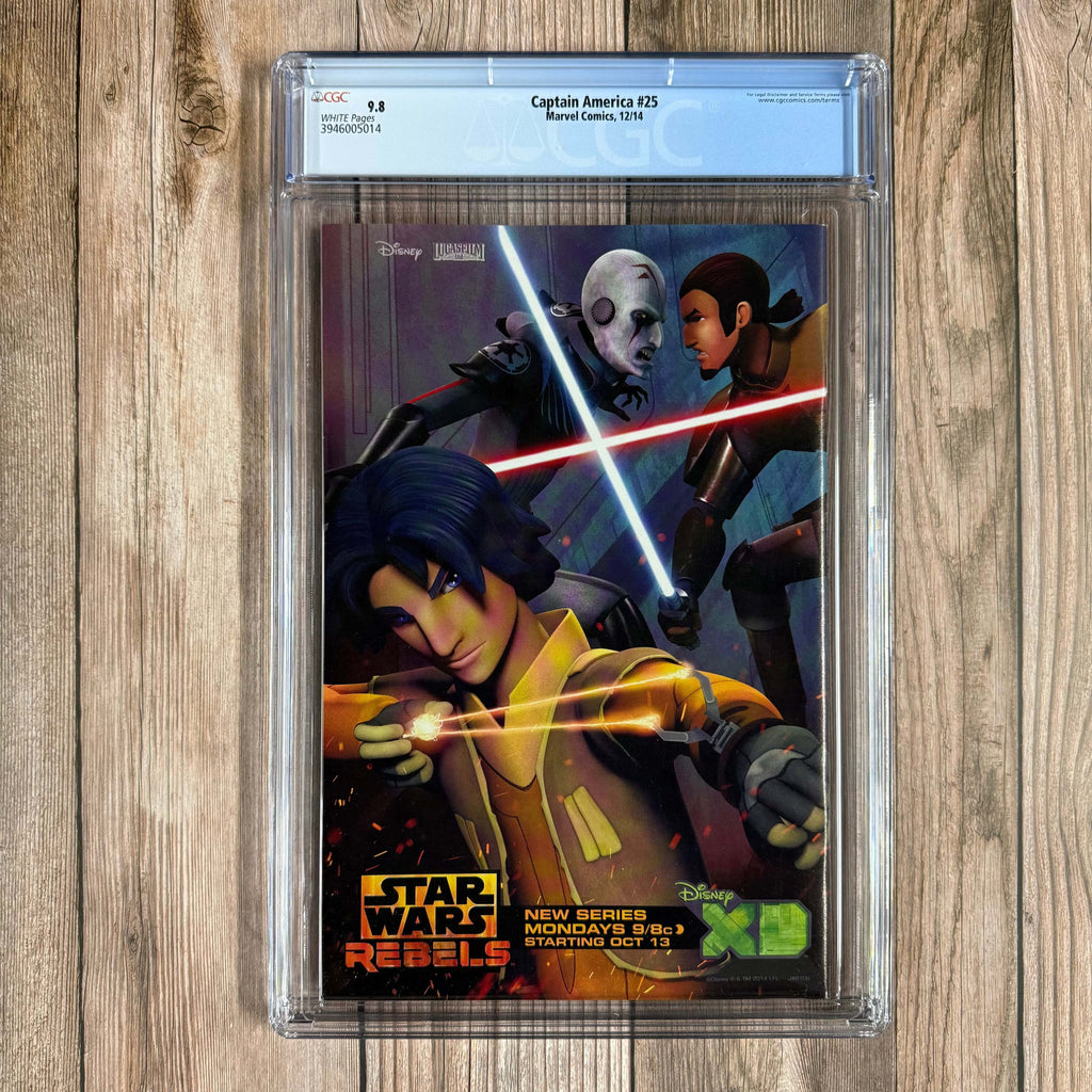 Bry's Comics *B0X4 Captain America #25 CGC 9.8 WP 1st appearance of Sam Wilson as Captain America