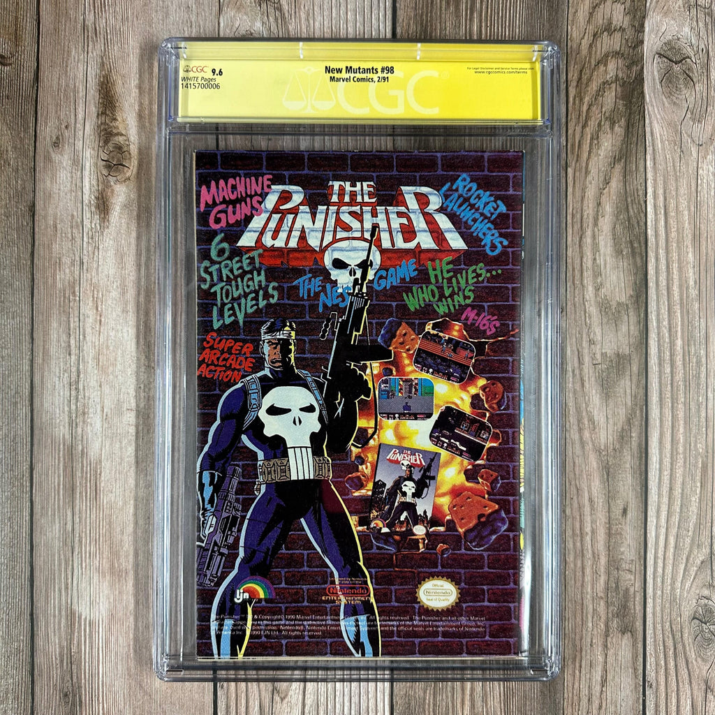 Bry's Comics *B0X4 New Mutants #98 CGC 9.6 WP SS Signed by Rob Liefeld,  1st appearance of Deadpool, Copycat (as Domino), and Gideon, NEWSSTAND EDITION (Cert: 0006)