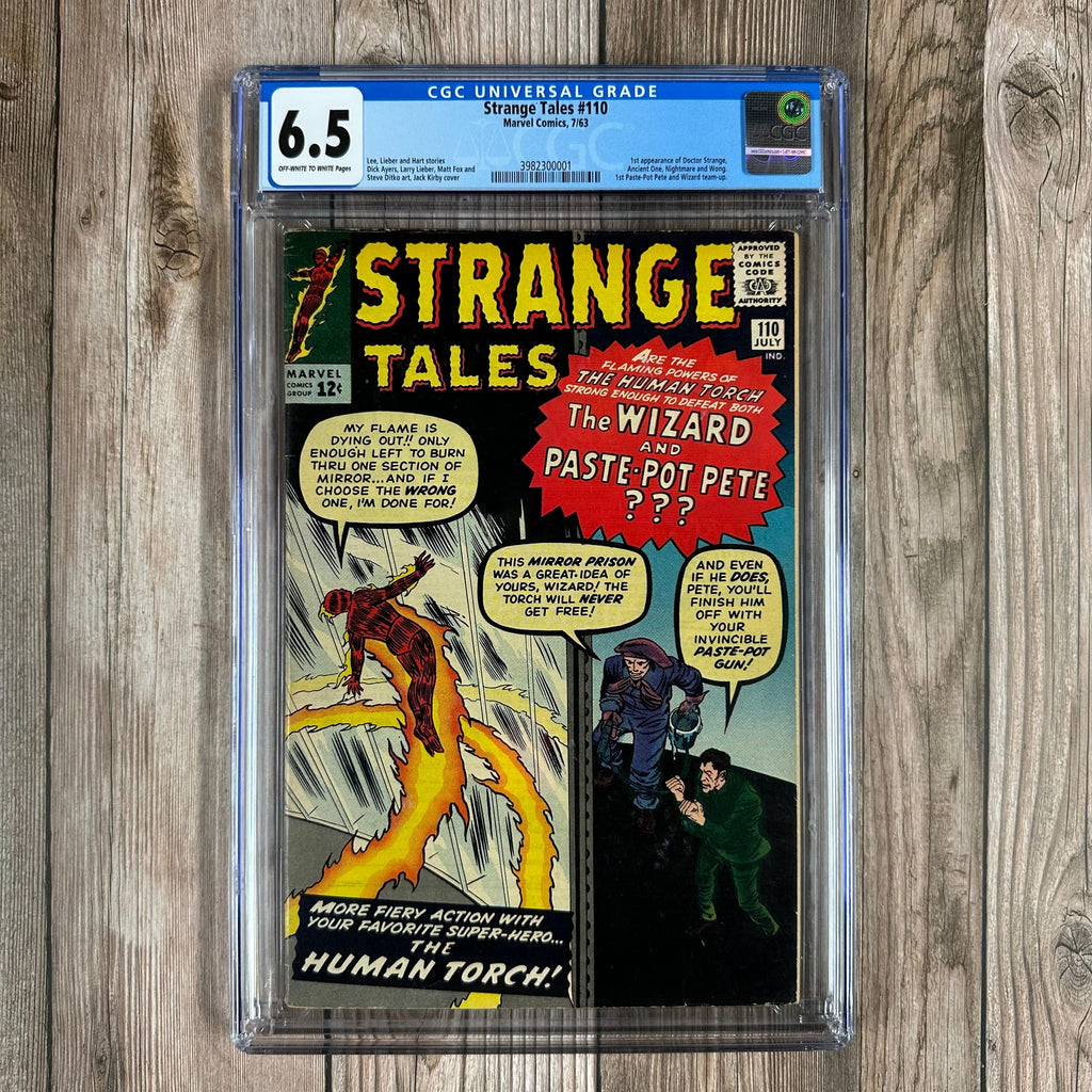Bry's Comics *B0X4 Strange Tales #110 CGC 6.5 1st appearance of Doctor Strange, the Ancient One, Wong, and cameo of Nightmare