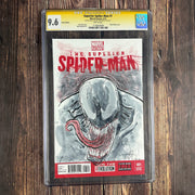 Bry's Comics *B0X4 Superior Spider-Man #1 CGC 9.6 WP Sketch Edition SS Signed and Sketch by Ben Templesmith, 1st solo title with Otto Octavius as Spider-Man; Debut of the Superior Spider-Man costume