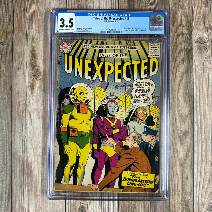 Bry's Comics *B0X4 Tales of the Unexpected #16 CGC 3.5 Prototype of Thor by Jack Kirby