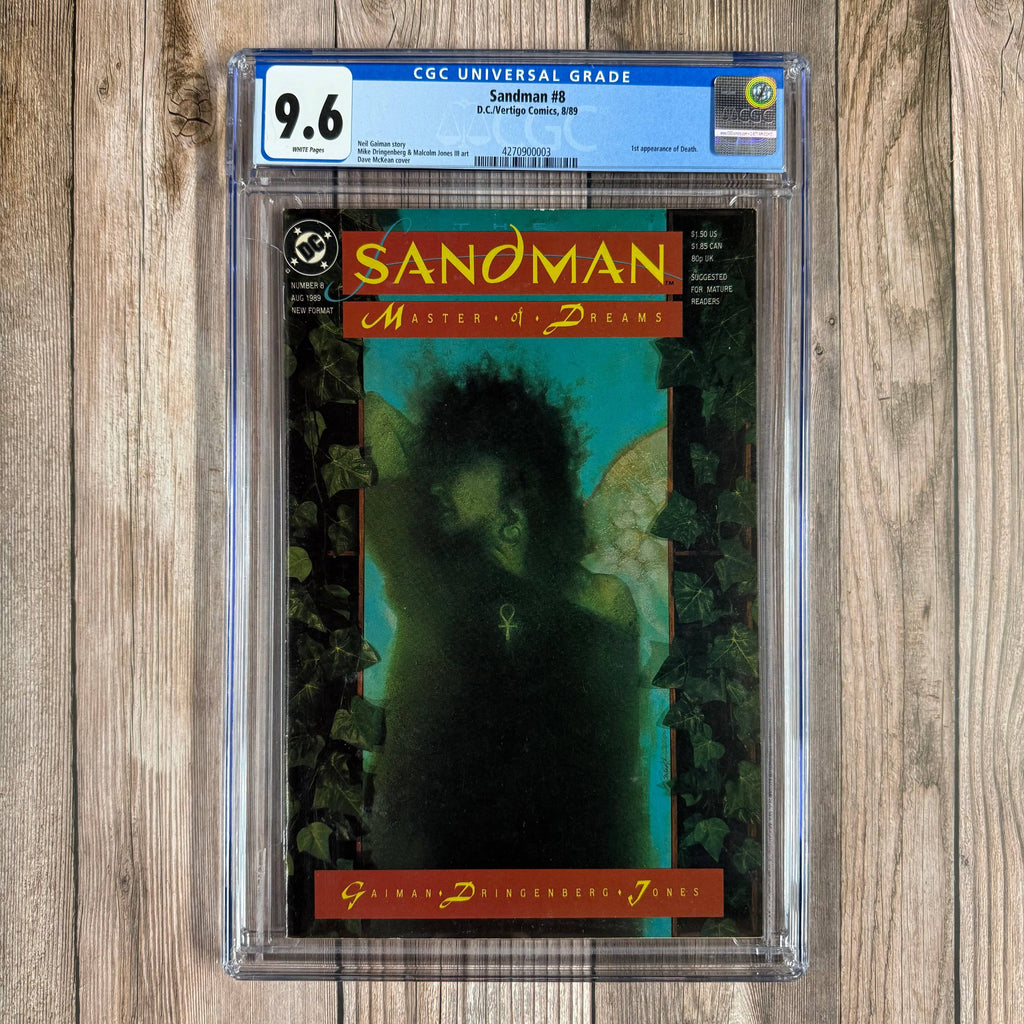 Bry's Comics *B0X4 The Sandman #8 CGC 9.6 WP 1st appearance of Death (Dream’s sister)