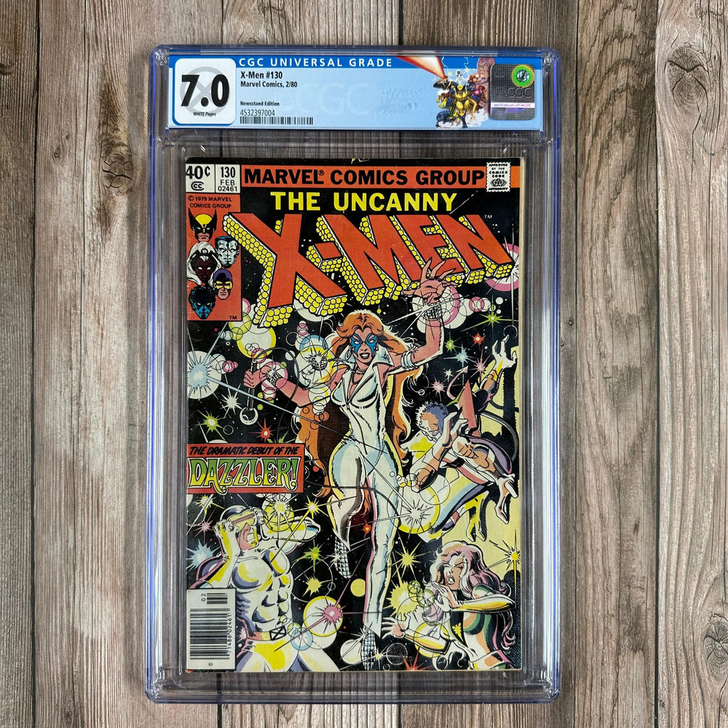 Bry's Comics *B0X4 Uncanny X-Men #130 CGC 7.0 WP Custom Label, 1st appearance of Dazzler, 2nd appearance of Kitty Pryde and Emma Frost, 1st full appearance of Sebastian Shaw, Jean Grey becomes Black Queen, NEWSSTAND EDITION *