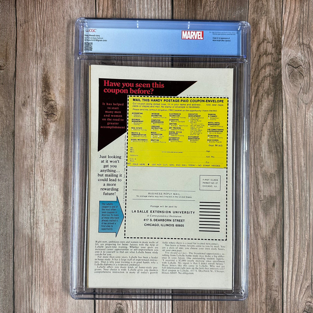 Bry's Comics *B0X4 Werewolf By Night #32 CGC 8.5 Custom Label, 1st appearance and origin of Moon Knight
