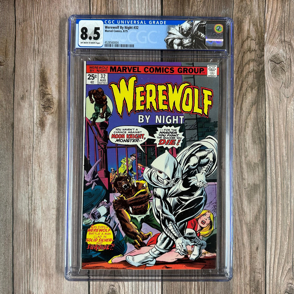 Bry's Comics *B0X4 Werewolf By Night #32 CGC 8.5 Custom Label, 1st appearance and origin of Moon Knight