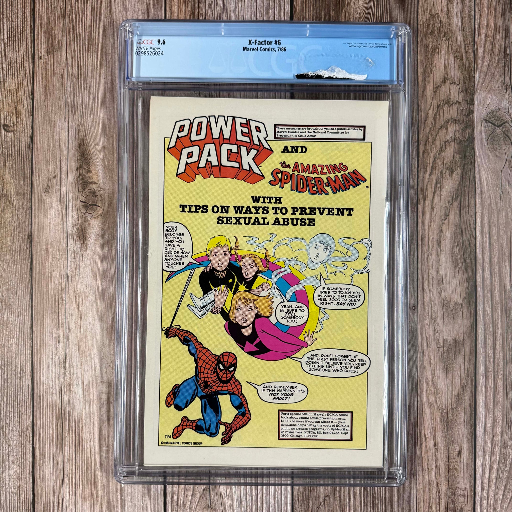 X-Factor #6 CGC 9.6 WP 1st full appearance and cover of Apocalypse
