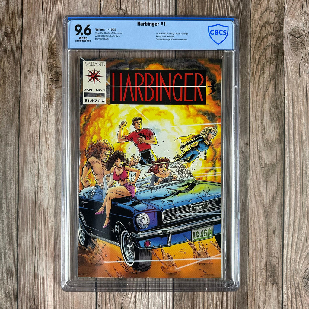 Bry's Comics *B0X5 Harbinger #1 CBCS 9.6 WP 1st team appearance of the Renegades, 1st appearance of Peter Stanchek (Sting), Faith Herbert (Zephyr), Torque, Flamingo & Kris, 1st team appearance of the Eggbreakers
