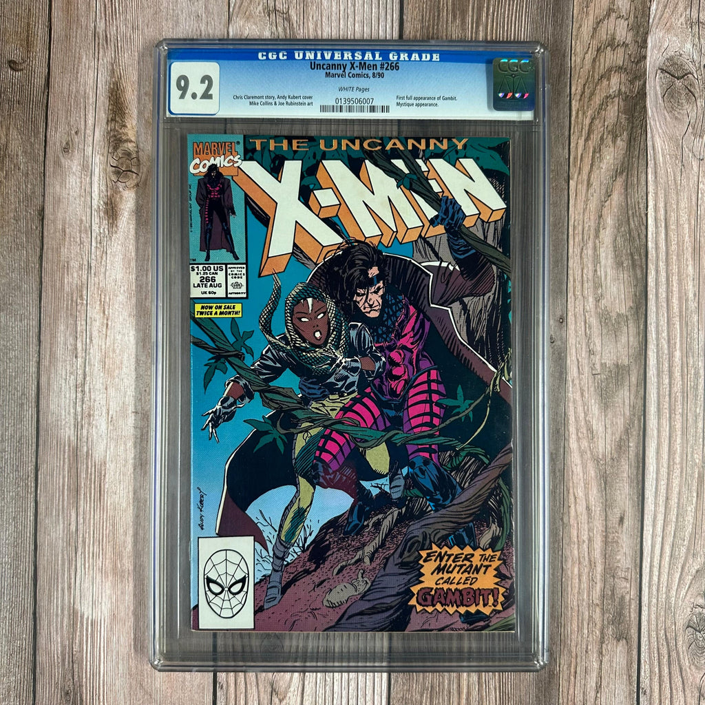 Bry's Comics *B0X5 Uncanny X-Men #266 CGC 9.2 WP 1st full appearance and 1st cover of Gambit, 1st chronological in-story appearance of Gambit (Cert:6007)