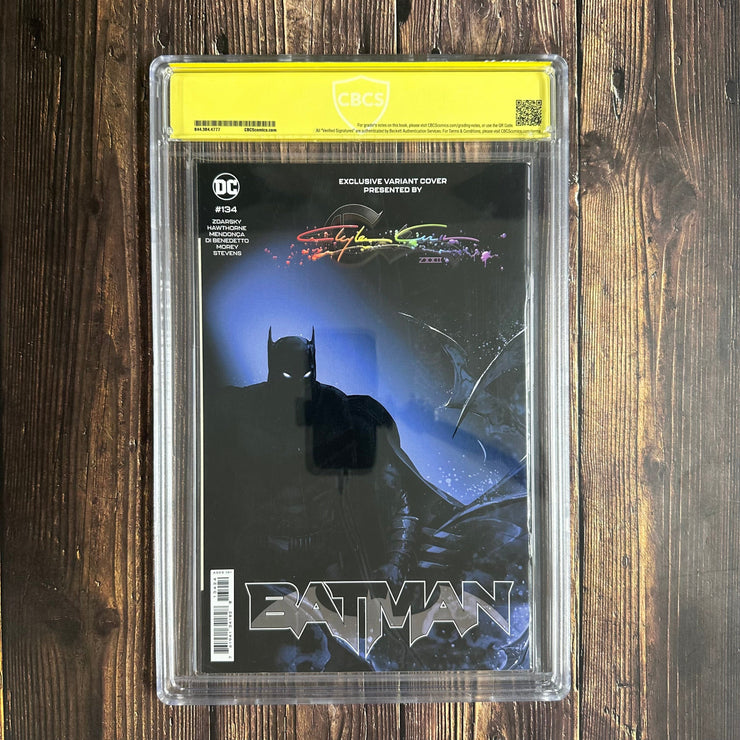 Bry's Comics Batman #134 CBCS 9.8 WP, Verified Signature Clayton Crain