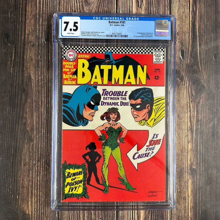 Bry's Comics Batman #181 CGC 7.5 WP 1st appearance of Poison Ivy